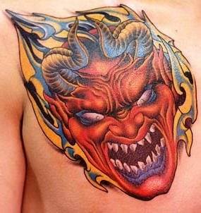 tatouage diable 507