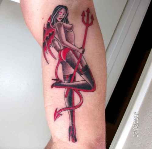 tatouage diable 521