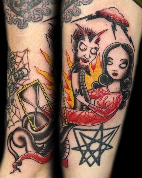 tatouage diable 527