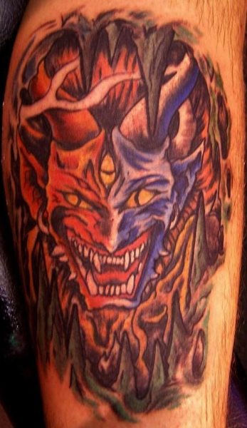 tatouage diable 528