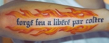 tatouage ecriture 1011