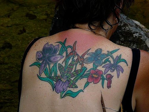 tatouage orchidee fleur 1014