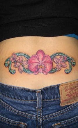tatouage orchidee fleur 1033