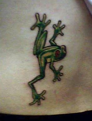tatouage grenouille 1033