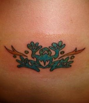 tatouage grenouille 1039