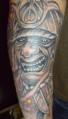 tatouage guerrier 1036