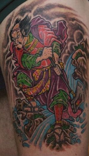 tatouage guerrier 1064