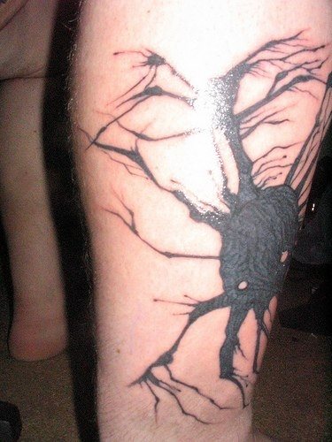 tatouage jambe 1001