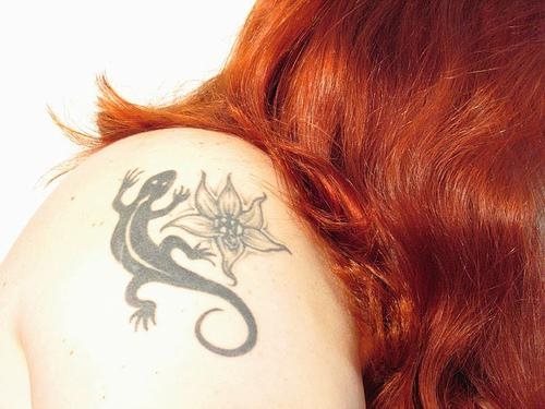 tatouage lezard 1032