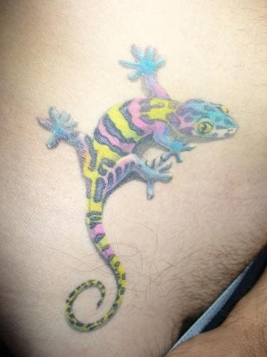 tatouage lezard 1044