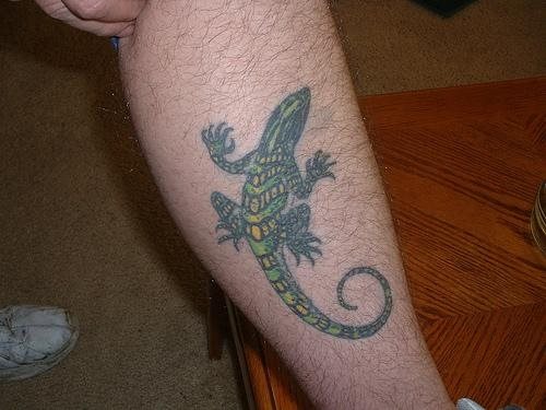 tatouage lezard 1003