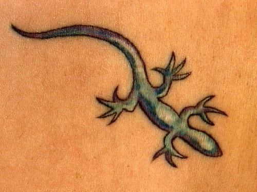 tatouage lezard 1011