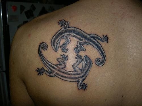 tatouage lezard 1012