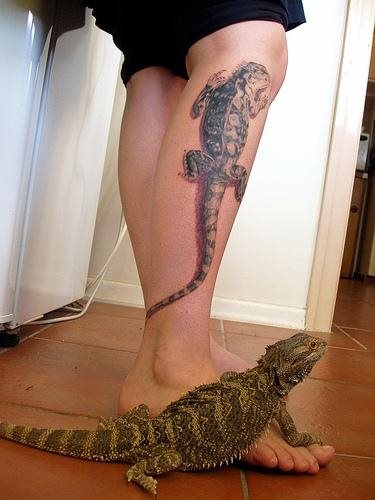 tatouage lezard 1018