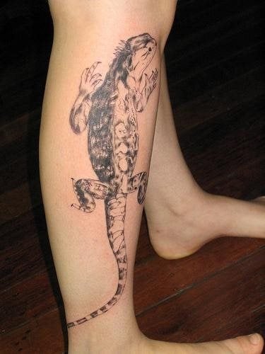 tatouage lezard 1025