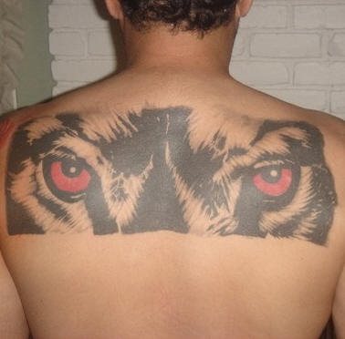 tatouage loup 1044