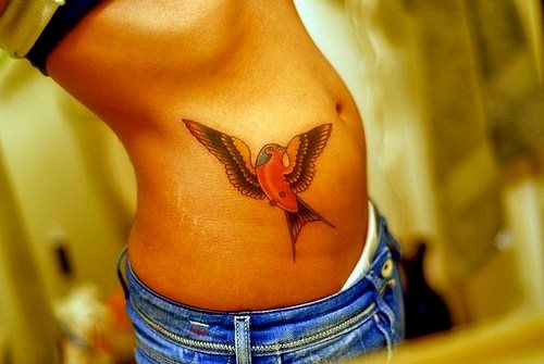 tatouage moineau 1001