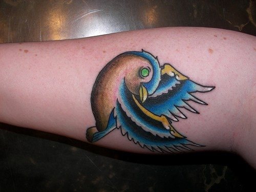 tatouage moineau 1023