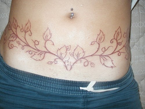 tatouage nombril 1036