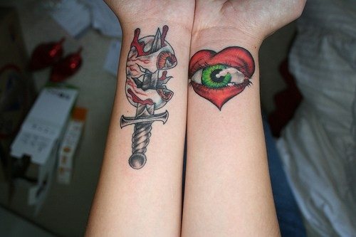 tatouage yeux 1028