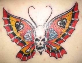 tatouage papillon 1046