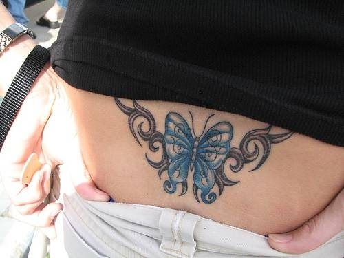 tatouage papillon 1061