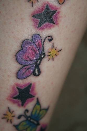 tatouage papillon 1069