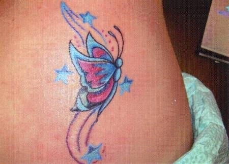 tatouage papillon 1078