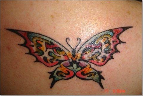 tatouage papillon 1091
