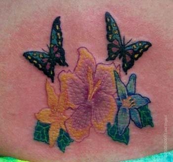 tatouage papillon 1012