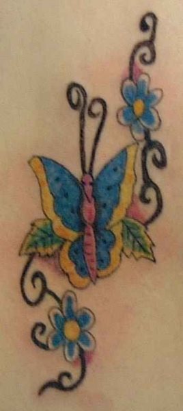 tatouage papillon 1025