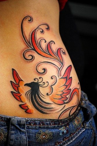 tatouage phoenix 1012