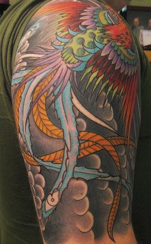 tatouage phoenix 1026