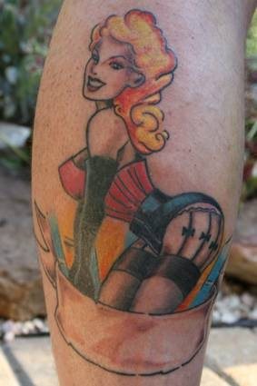 tatouage pin up 1021