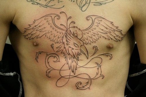 tatouage poitrine 1085