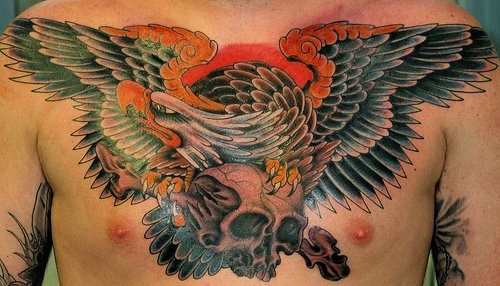 tatouage poitrine 1006