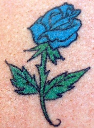 tatouage rose 1048