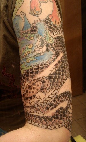 tatouage serpent 1067