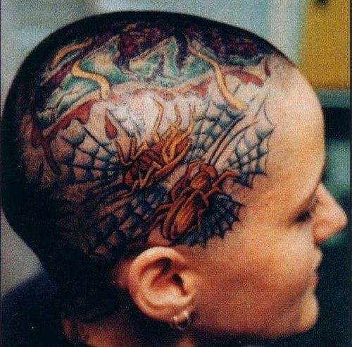 tatouage tête 534