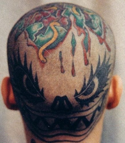 tatouage tête 544