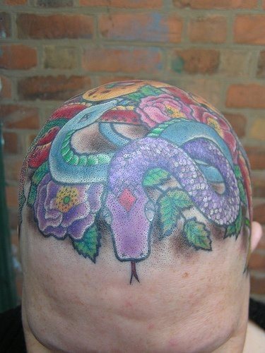 tatouage tête 558