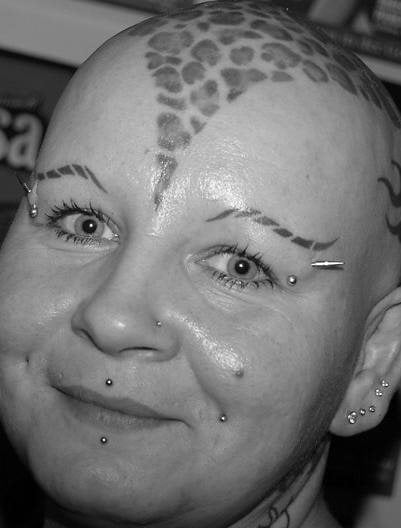 tatouage visage 509