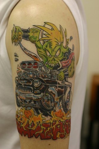 tatouage voiture 1018