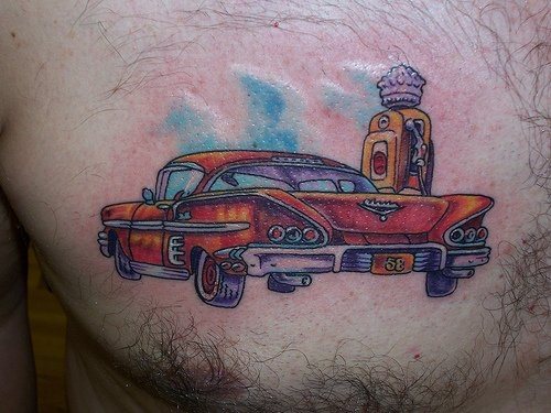 tatouage voiture 1037