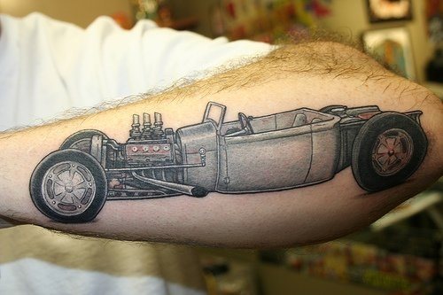 tatouage voiture 1054