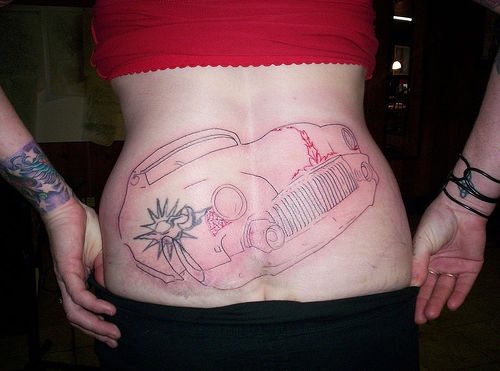 tatouage voiture 1061