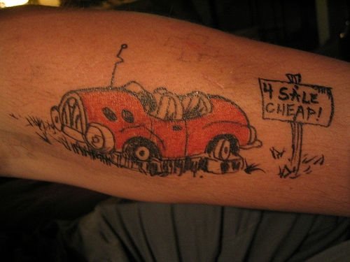 tatouage voiture 1062