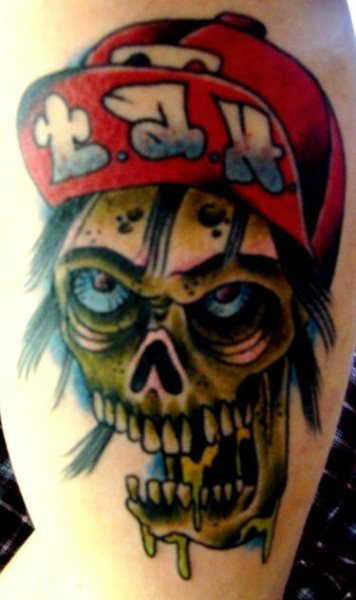 tatouage zombie 1047