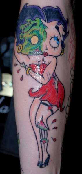 tatouage zombie 1060