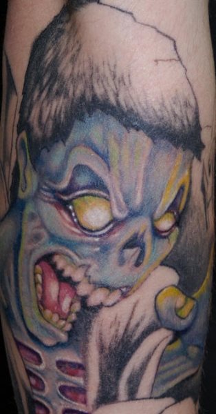 tatouage zombie 1073